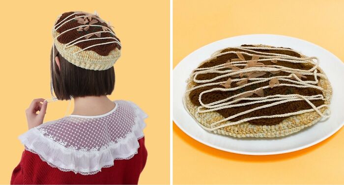 This Japanese Fiber Artist Crochets Realistic Food-Inspired Accessories (17 Pics)