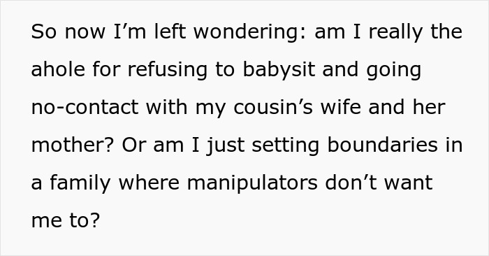Woman Gleams Watching Cousin’s Wife Struggle After She Finally Quits Being Her Free Babysitter