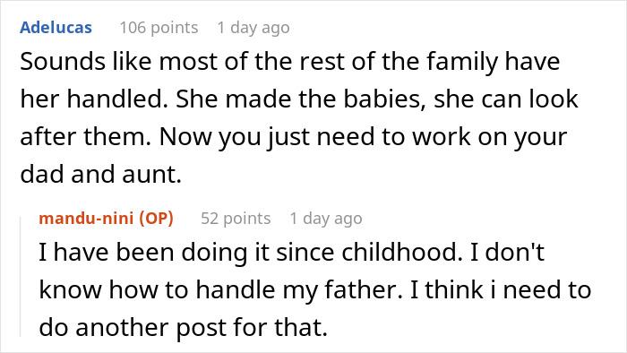 Woman Gleams Watching Cousin’s Wife Struggle After She Finally Quits Being Her Free Babysitter