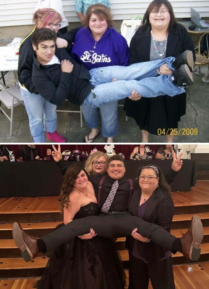 “Same Love, Different Decade”: 60 Comparison Pics Of How People Looked Back Then And Now (New Pics)