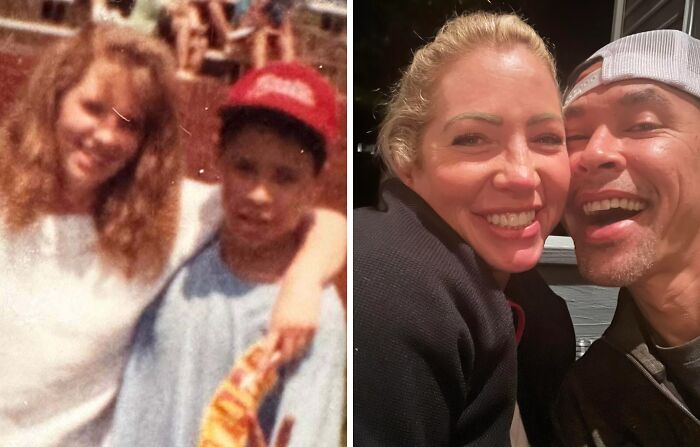 “Same Love, Different Decade”: 60 Comparison Pics Of How People Looked Back Then And Now (New Pics)