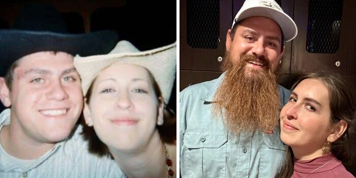 “Same Love, Different Decade”: 60 Comparison Pics Of How People Looked Back Then And Now (New Pics)