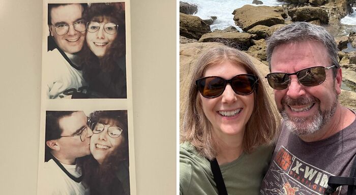 “Same Love, Different Decade”: 60 Comparison Pics Of How People Looked Back Then And Now (New Pics)
