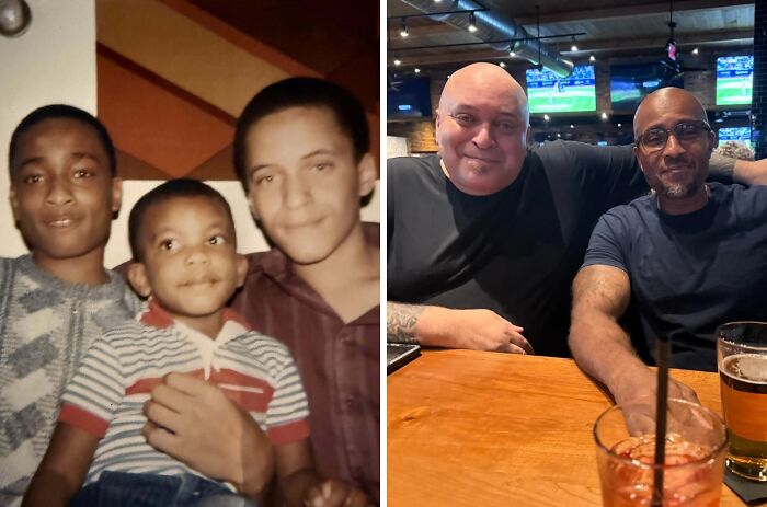 “Same Love, Different Decade”: 60 Comparison Pics Of How People Looked Back Then And Now (New Pics)