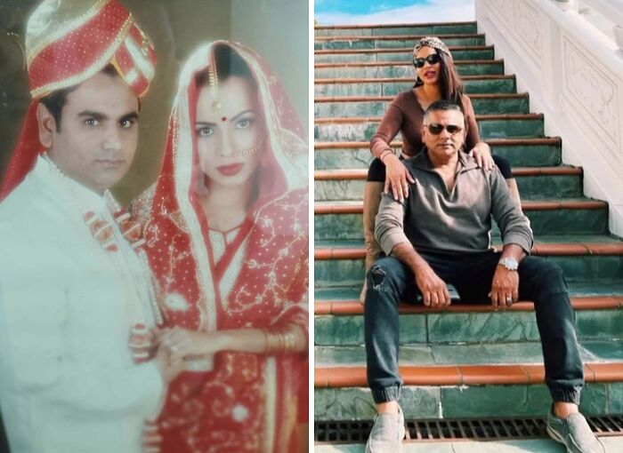 “Same Love, Different Decade”: 60 Comparison Pics Of How People Looked Back Then And Now (New Pics)