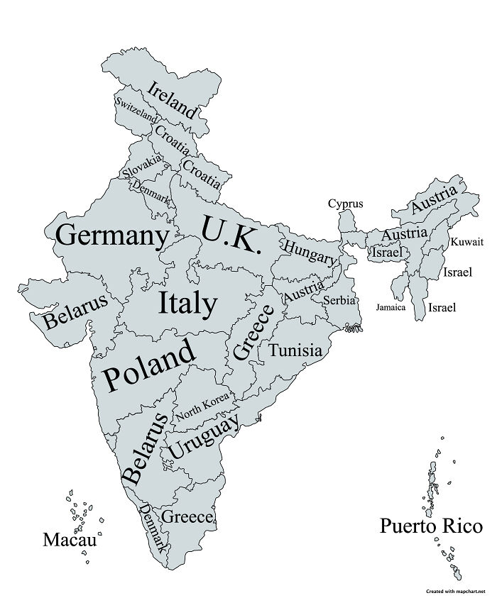 102 Informative Maps People Shared That Might Change Your Perspective On Our World