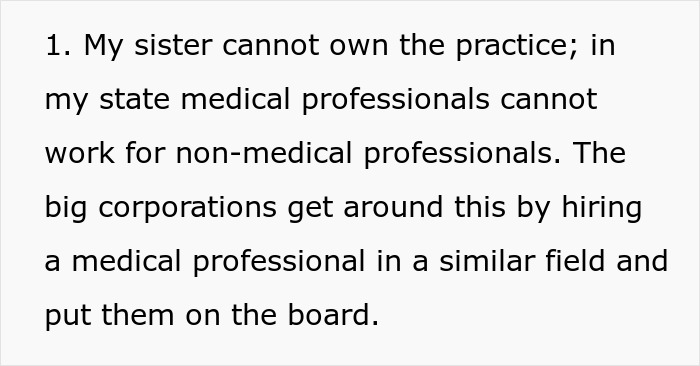 Doctor Refuses To Rehire Sister After She Cost The Practice $40,000, Parents Freak Out