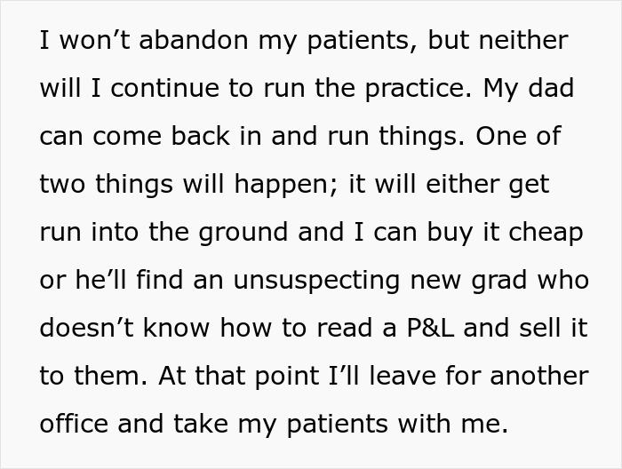 Doctor Refuses To Rehire Sister After She Cost The Practice $40,000, Parents Freak Out