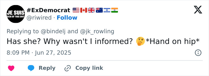 User Bets $100 That J.K. Rowling Is A &#8216;Closet Lesbian&#8217; And Her Response Has Hilarious Reactions