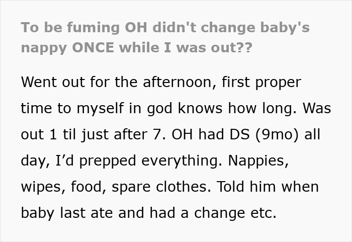 Dad Takes Care Of Son For The First Time, Forgets To Change His Diaper And Feed Him, Mom Livid