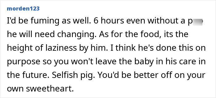 Dad Takes Care Of Son For The First Time, Forgets To Change His Diaper And Feed Him, Mom Livid