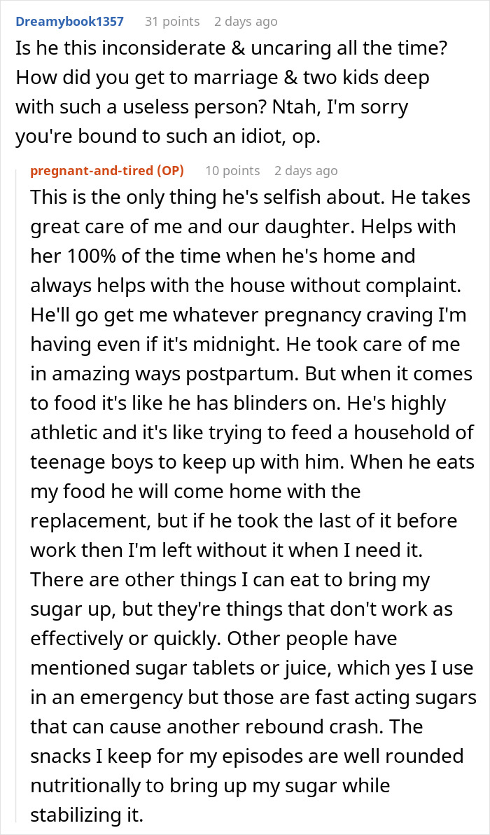 Man Doesn’t Take Pregnant Wife’s Condition Seriously, Eats All Of Her Snacks Until She Blows Up
