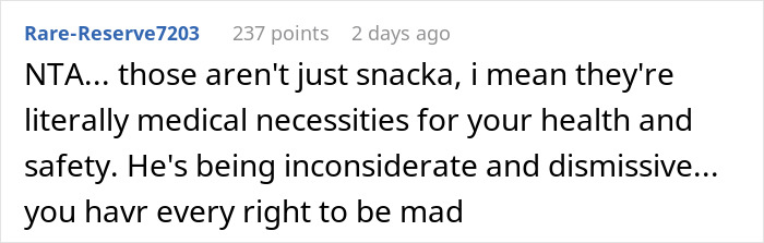 Man Doesn’t Take Pregnant Wife’s Condition Seriously, Eats All Of Her Snacks Until She Blows Up