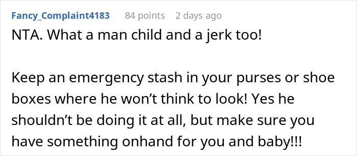 Man Doesn’t Take Pregnant Wife’s Condition Seriously, Eats All Of Her Snacks Until She Blows Up