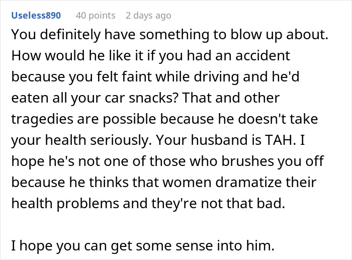 Man Doesn’t Take Pregnant Wife’s Condition Seriously, Eats All Of Her Snacks Until She Blows Up