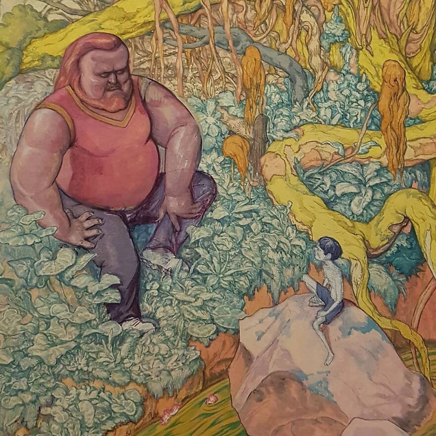 This Illustrator Builds Hauntingly Beautiful Worlds Where Science Meets Imagination (33 Pics)