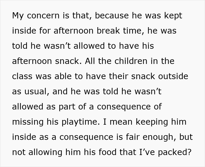 Mom Horrified After Learning School Denied Son Snack For Misbehavior, Sparks Online Debate
