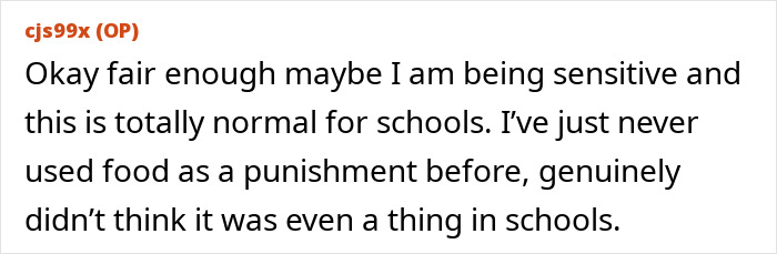 Mom Horrified After Learning School Denied Son Snack For Misbehavior, Sparks Online Debate