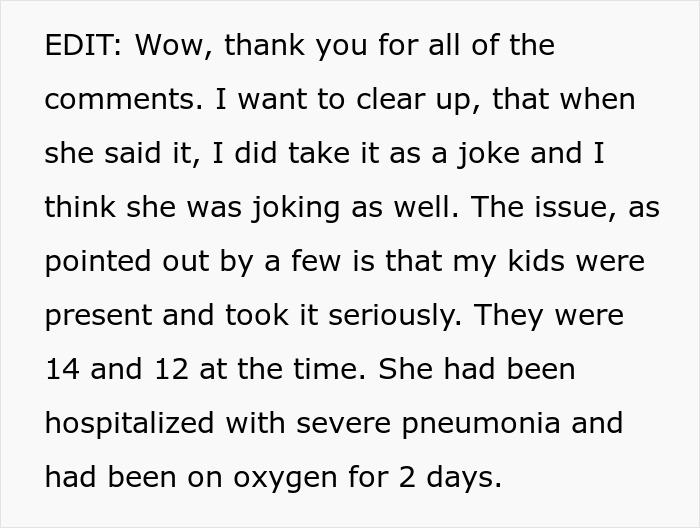 Dying Wife Tells Husband Not To Date After She’s Gone, Daughter Calls Him A Cheater When He Does