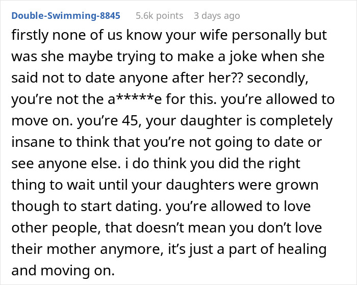 Dying Wife Tells Husband Not To Date After She’s Gone, Daughter Calls Him A Cheater When He Does