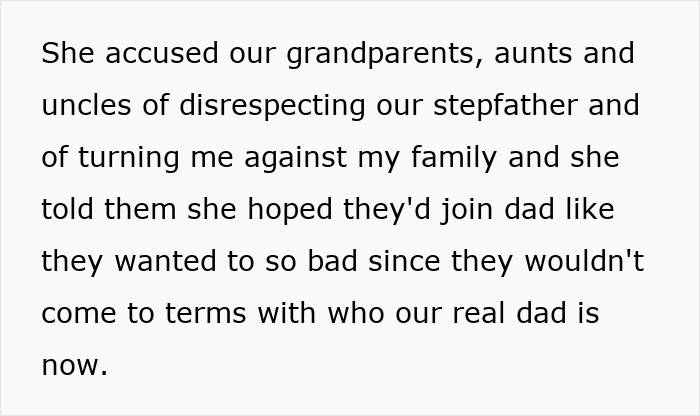Lady Never Accepted Mom&#8217;s Husband As New &#8220;Dad,&#8221; Refuses To Involve Him In Wedding, Drama Escalates