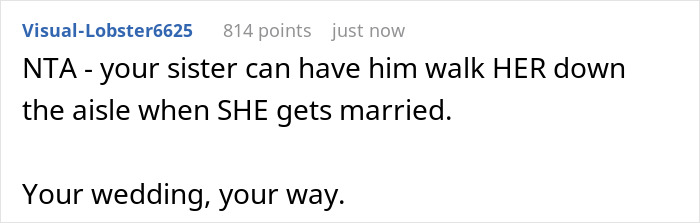 Lady Never Accepted Mom&#8217;s Husband As New &#8220;Dad,&#8221; Refuses To Involve Him In Wedding, Drama Escalates