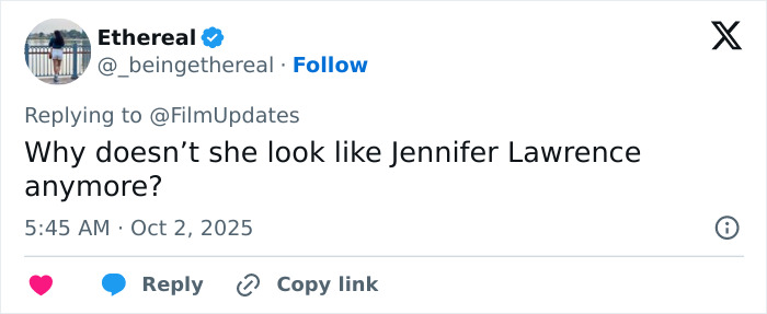 &#8220;Arrest Every Plastic Surgeon In LA&#8221;: Jennifer Lawrence Sparks Frenzy At Paris Fashion Week