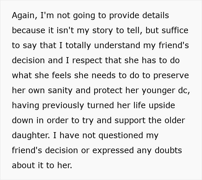 Lady Cuts Contact With Toxic Daughter, Friend Feels Bad For Her And Wonders If She Should Intervene