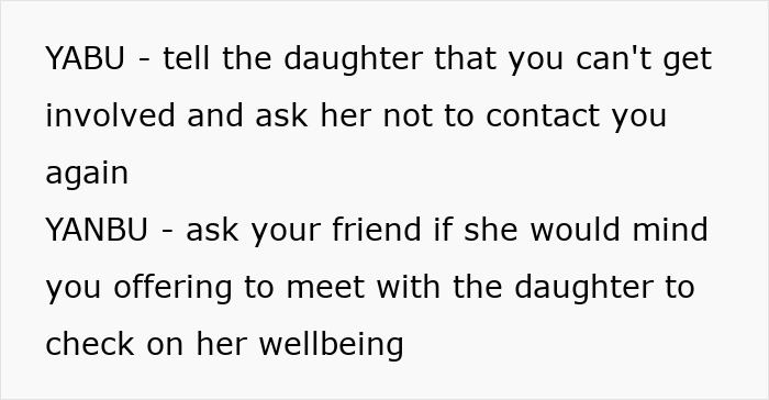 Lady Cuts Contact With Toxic Daughter, Friend Feels Bad For Her And Wonders If She Should Intervene