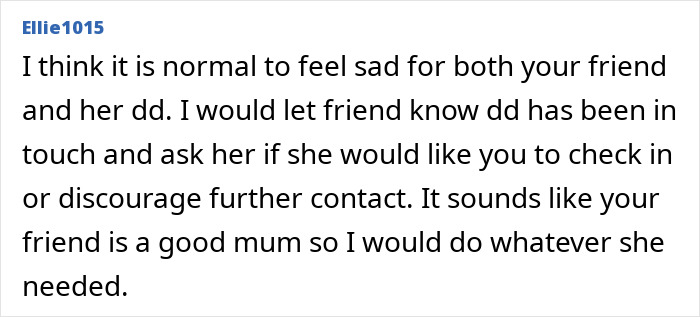 Lady Cuts Contact With Toxic Daughter, Friend Feels Bad For Her And Wonders If She Should Intervene