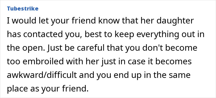Lady Cuts Contact With Toxic Daughter, Friend Feels Bad For Her And Wonders If She Should Intervene