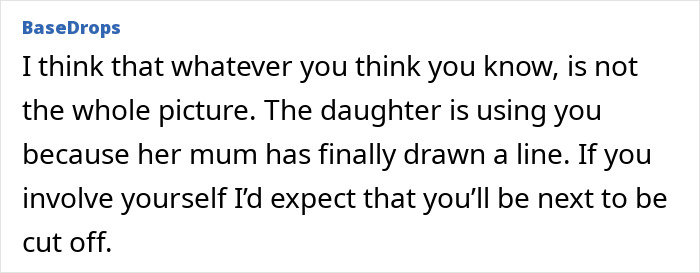Lady Cuts Contact With Toxic Daughter, Friend Feels Bad For Her And Wonders If She Should Intervene