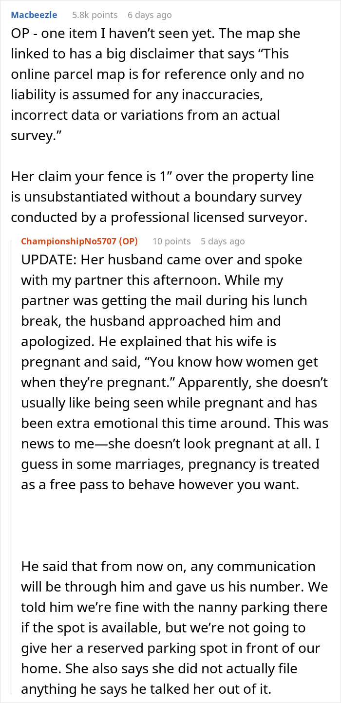 Woman Demands New Neighbors Give Up Their Parking Spot For Her Nanny, Loses It After Hearing No