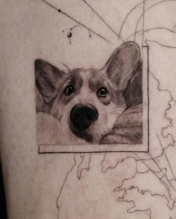 This South Korean Tattoo Artist Creates Incredibly Realistic Pet Portraits (17 Pics)