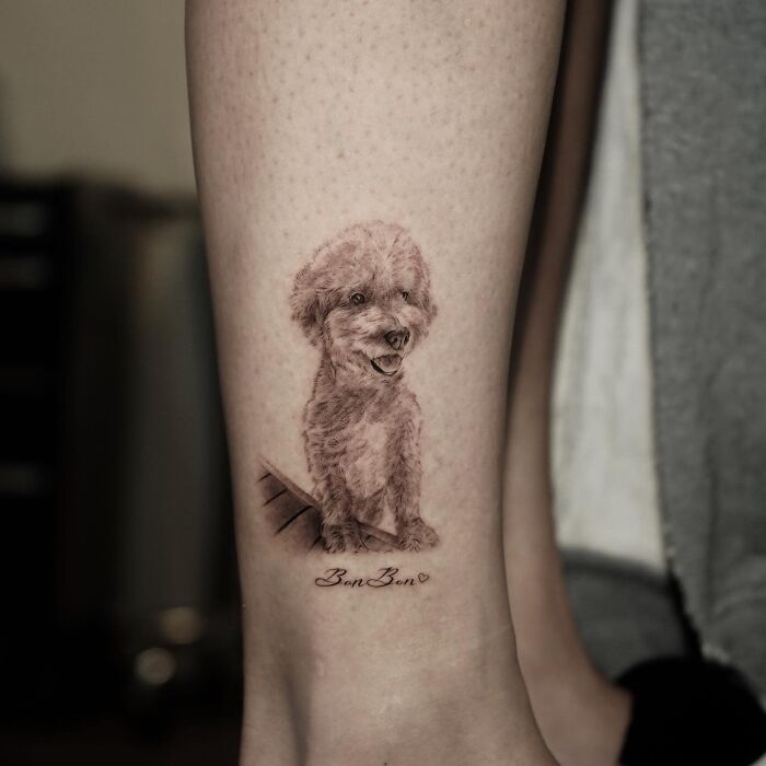 This South Korean Tattoo Artist Creates Incredibly Realistic Pet Portraits (17 Pics)