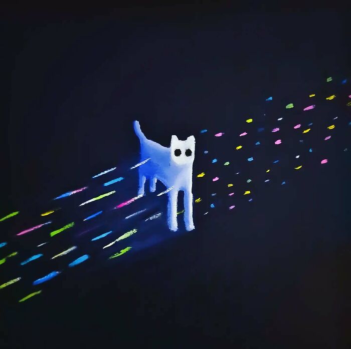 German Digital Artist Turns Black Cats Into Mysterious Travelers In Vast Colorful Landscapes (70 Pics)
