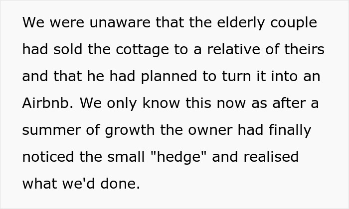 “Your Property, Your Hedge, Your Rules”: Couple Won’t Cut Down Hedge For Next Door Airbnb’s Benefit