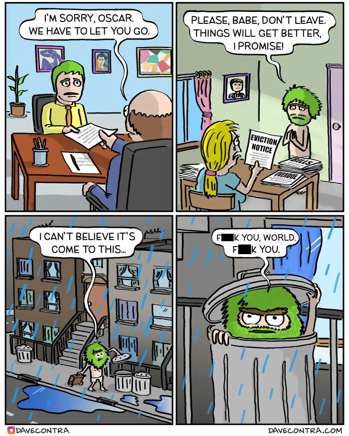 45 Best Twisted Comics By Dave Contra That Fans Of Dark Humor Might Love