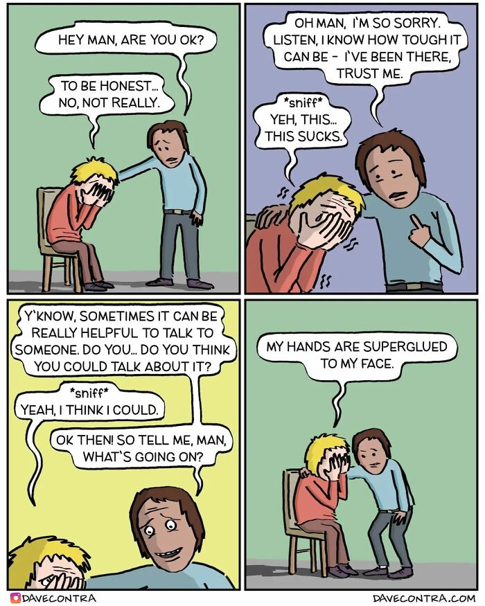 45 Best Twisted Comics By Dave Contra That Fans Of Dark Humor Might Love