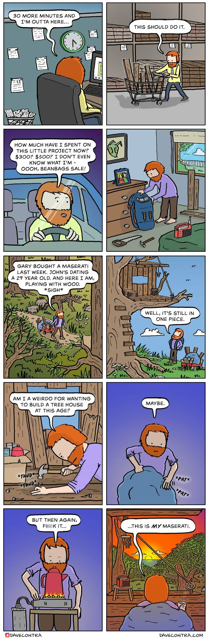 45 Best Twisted Comics By Dave Contra That Fans Of Dark Humor Might Love
