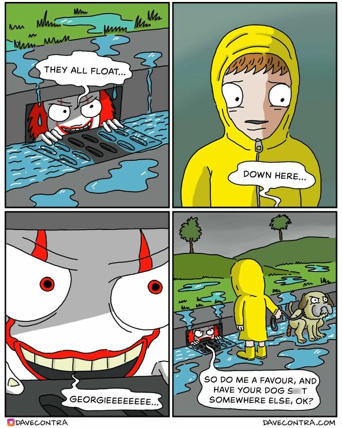 45 Best Twisted Comics By Dave Contra That Fans Of Dark Humor Might Love