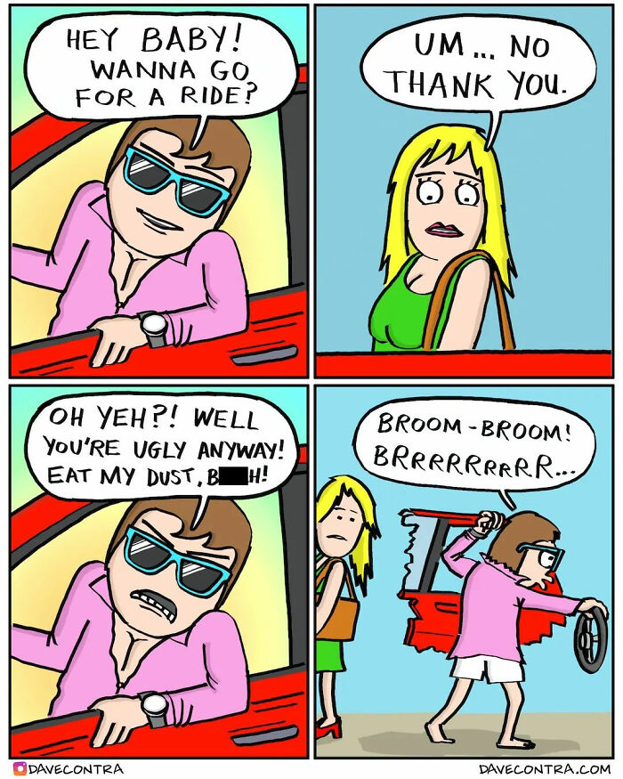 45 Best Twisted Comics By Dave Contra That Fans Of Dark Humor Might Love