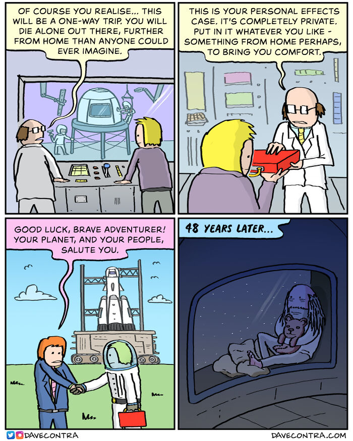 45 Best Twisted Comics By Dave Contra That Fans Of Dark Humor Might Love