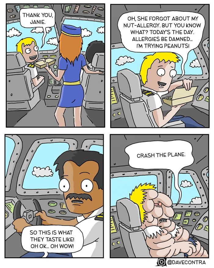 45 Best Twisted Comics By Dave Contra That Fans Of Dark Humor Might Love