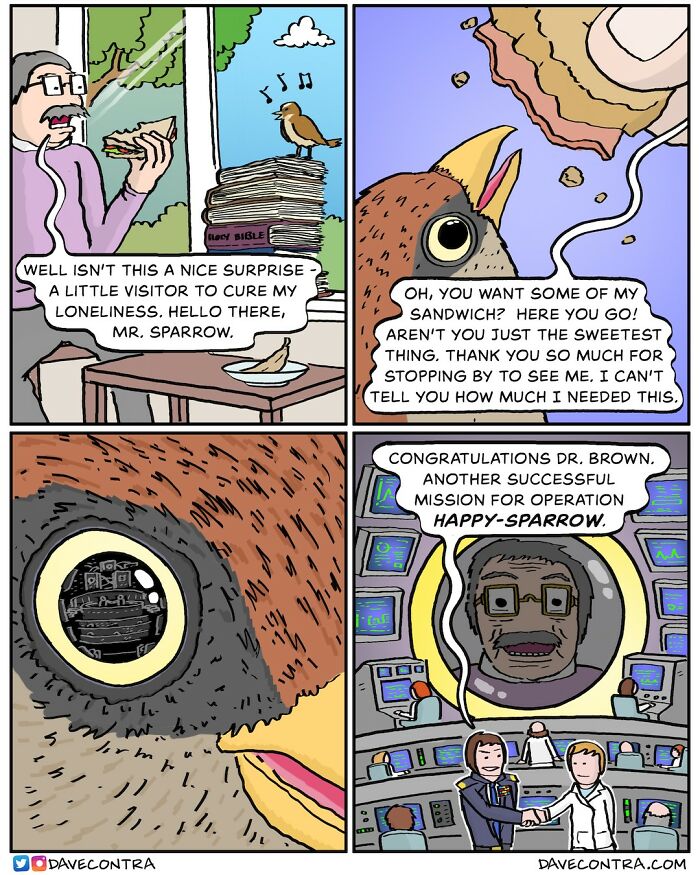 45 Best Twisted Comics By Dave Contra That Fans Of Dark Humor Might Love