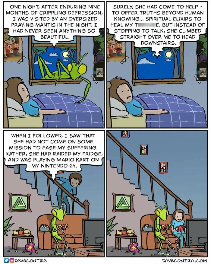 45 Best Twisted Comics By Dave Contra That Fans Of Dark Humor Might Love