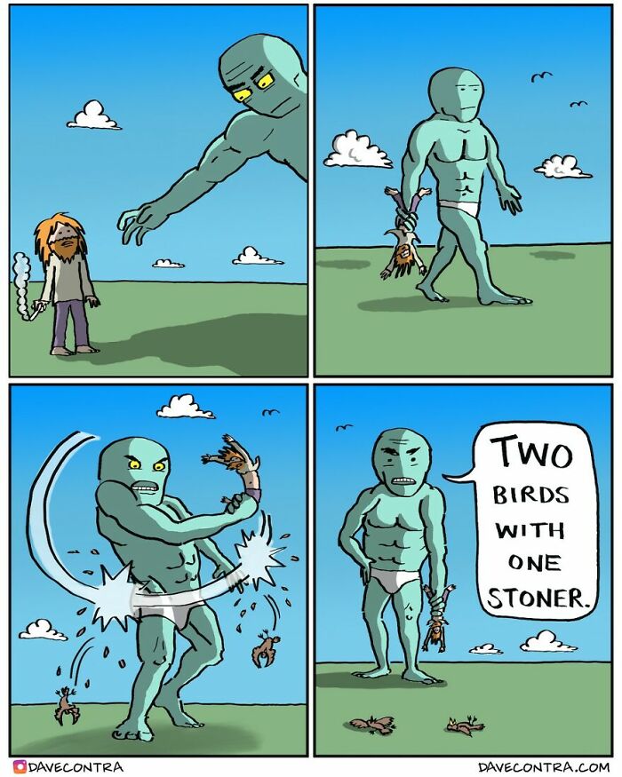 45 Best Twisted Comics By Dave Contra That Fans Of Dark Humor Might Love