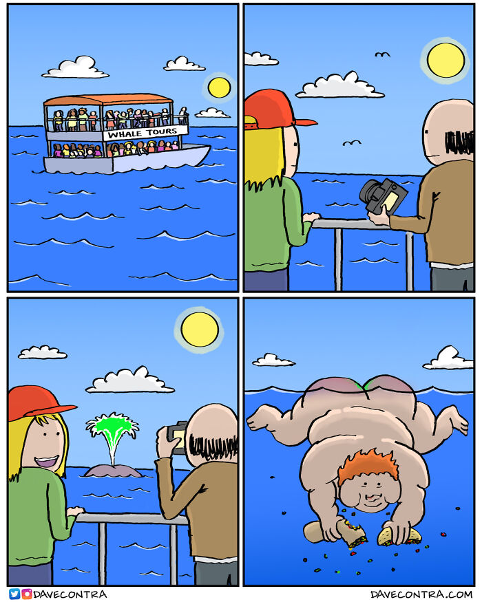 45 Best Twisted Comics By Dave Contra That Fans Of Dark Humor Might Love