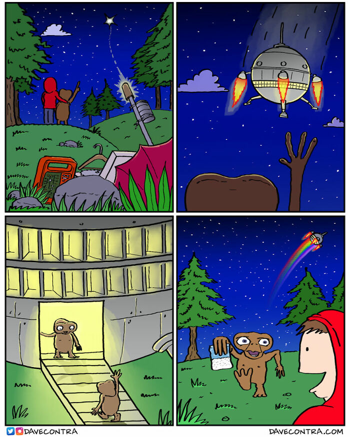 45 Best Twisted Comics By Dave Contra That Fans Of Dark Humor Might Love