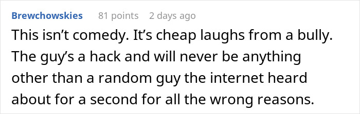 Woman Comes Back From A Comedy Show Crying Instead Of Laughing Because Of A Mean “Joke”